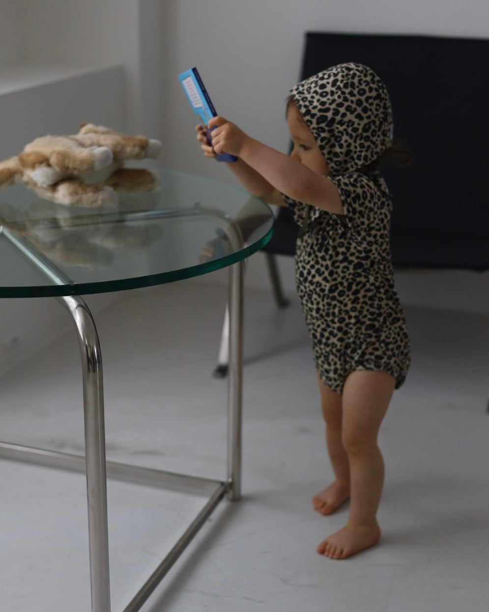 【 6.12 21:00～ Launch 】POIMERI　petit leopard frill rompers