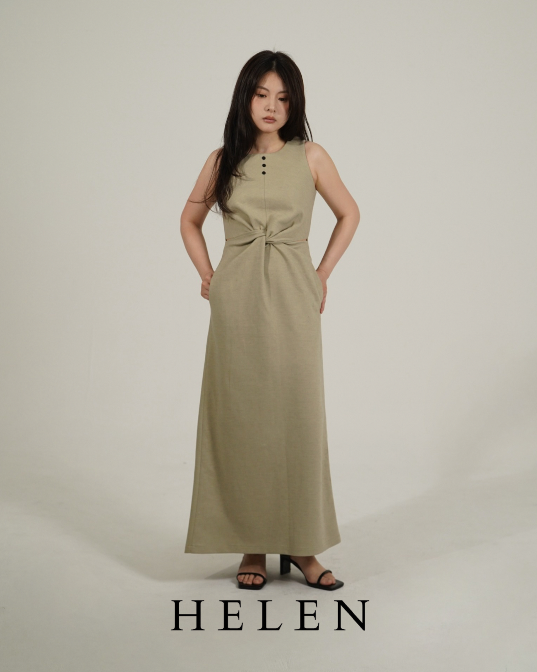 Helen×poimeri waist twist one piece