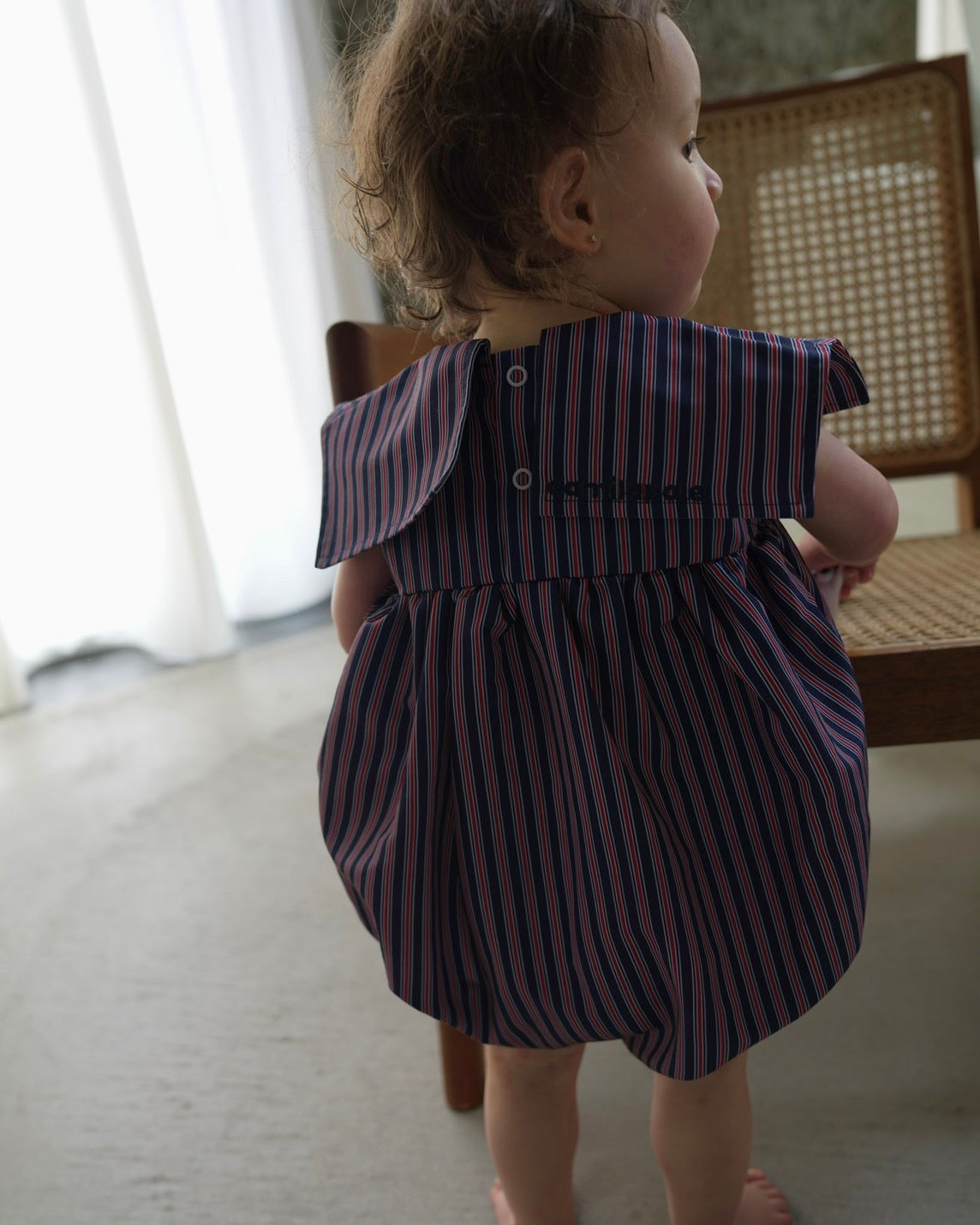 camilapole  CLASSIC STRIPE SAILOR ROMPER