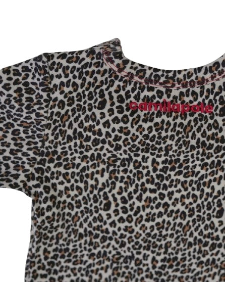 camilapole  Little Leopard Top
