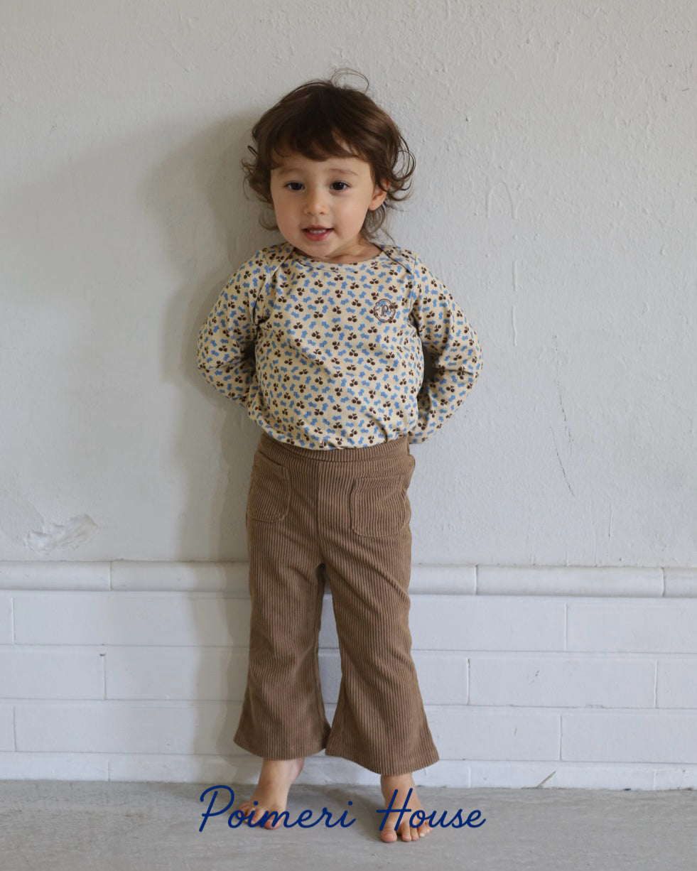 【 9.4 21:00〜NEW 】POIMERI moca corduroy flare pants