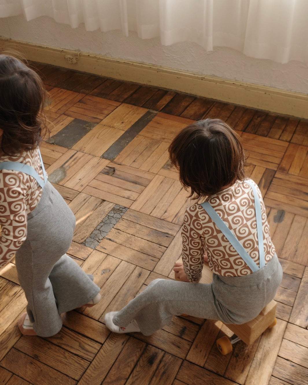 paperbalm   leggings （gray×sax）