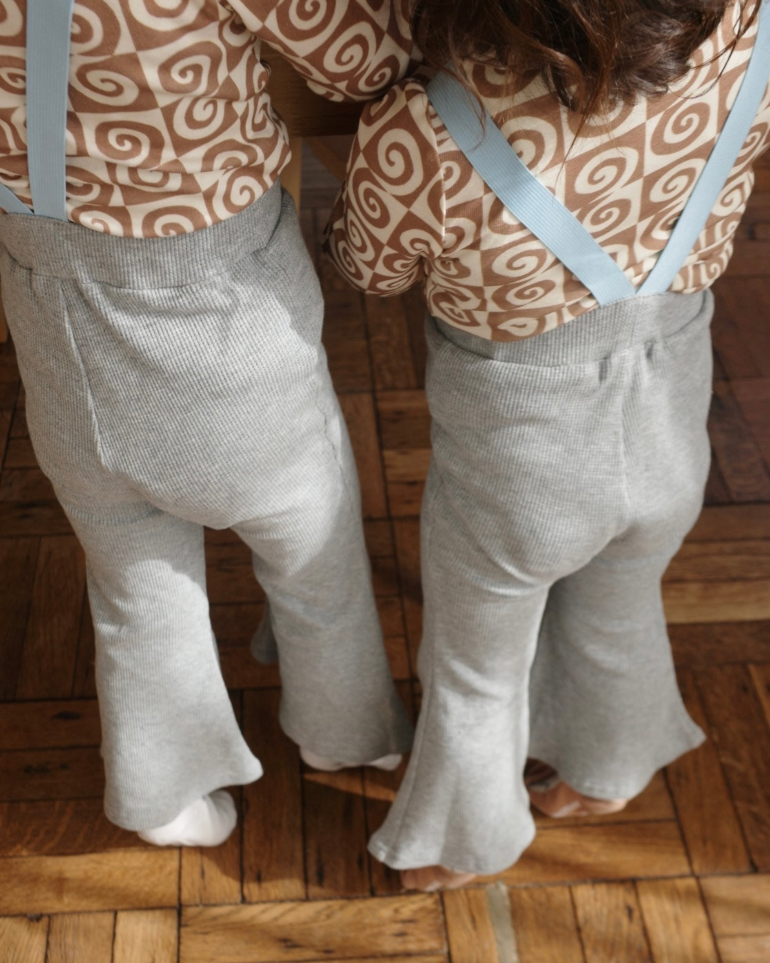 paperbalm   leggings （gray×sax）
