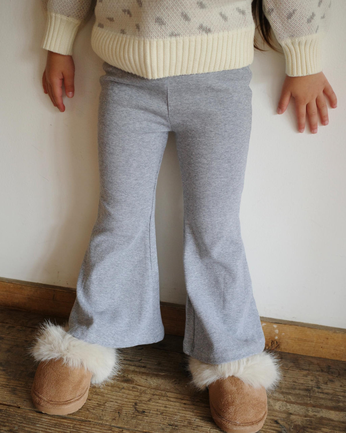 【POPUP先行/10.16 NEW】paper balm FLARED PANTS WITH SUSPENDERS
