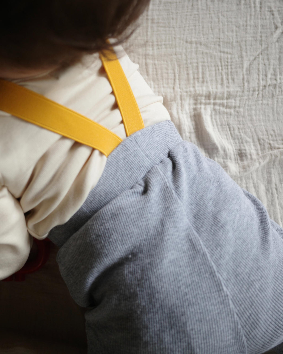 【POPUP先行/10.16 NEW】paper balm FLARED PANTS WITH SUSPENDERS