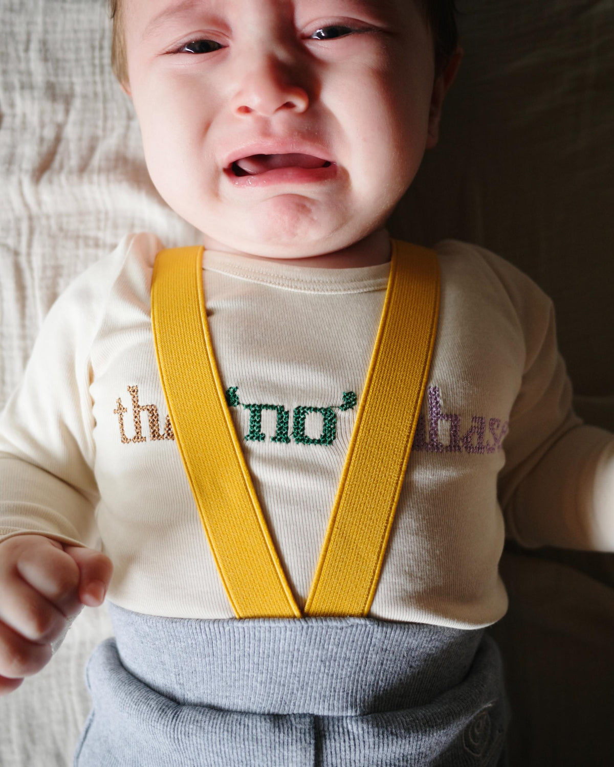 【POPUP先行/10.16 NEW】paper balm FLARED PANTS WITH SUSPENDERS