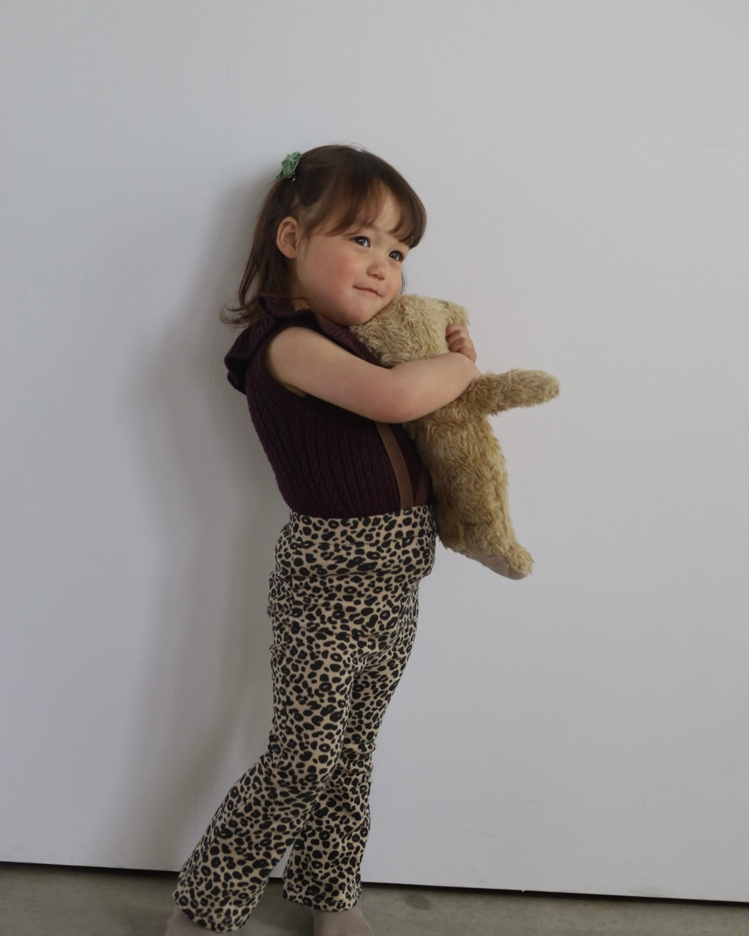 POIMERI  petit leopard flare pants