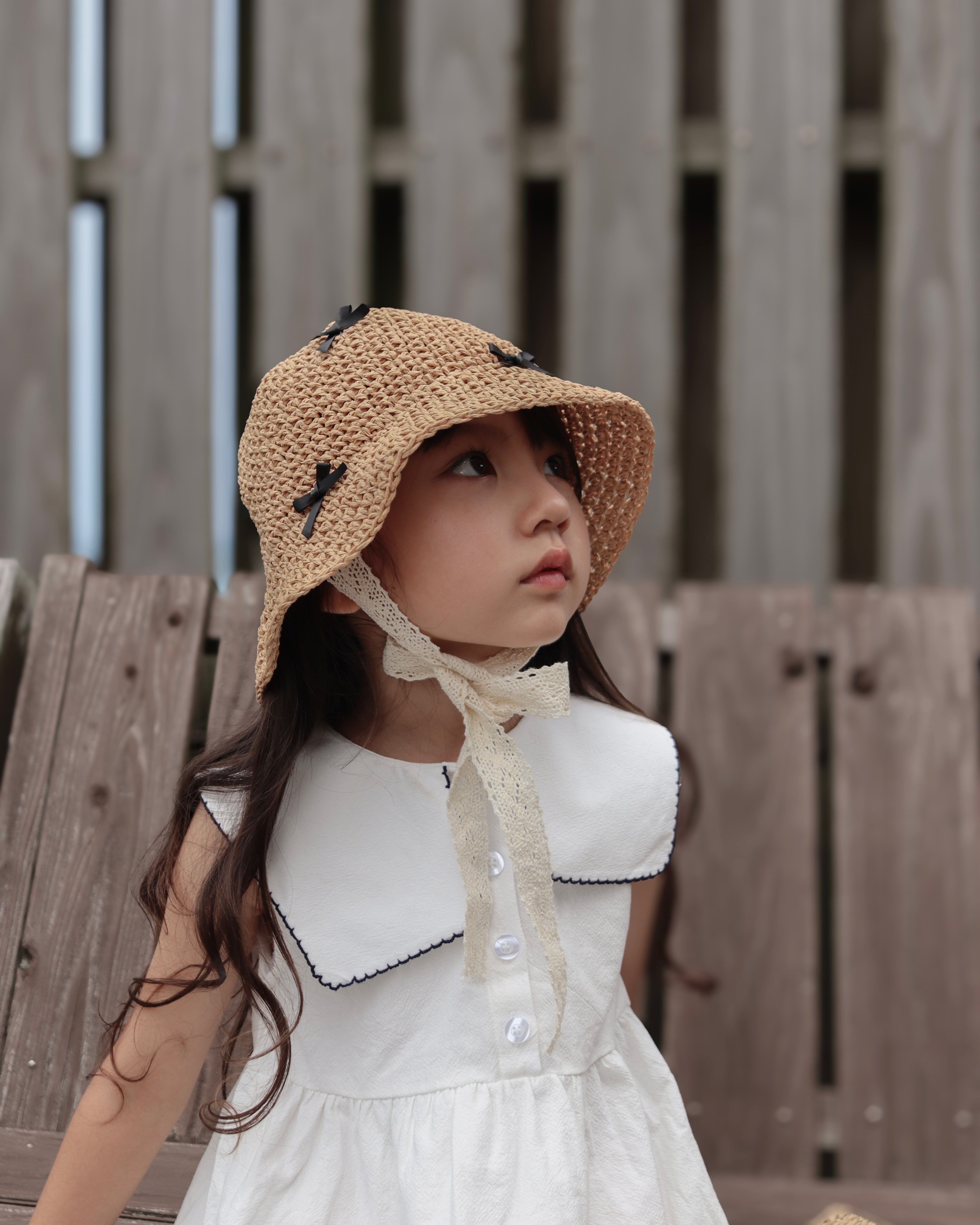 【@__ricoworld__さん オリジナル企画】Little Ribbon Straw Hat