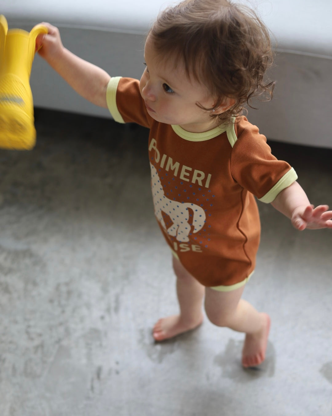 POIMERI   dot horse rompers