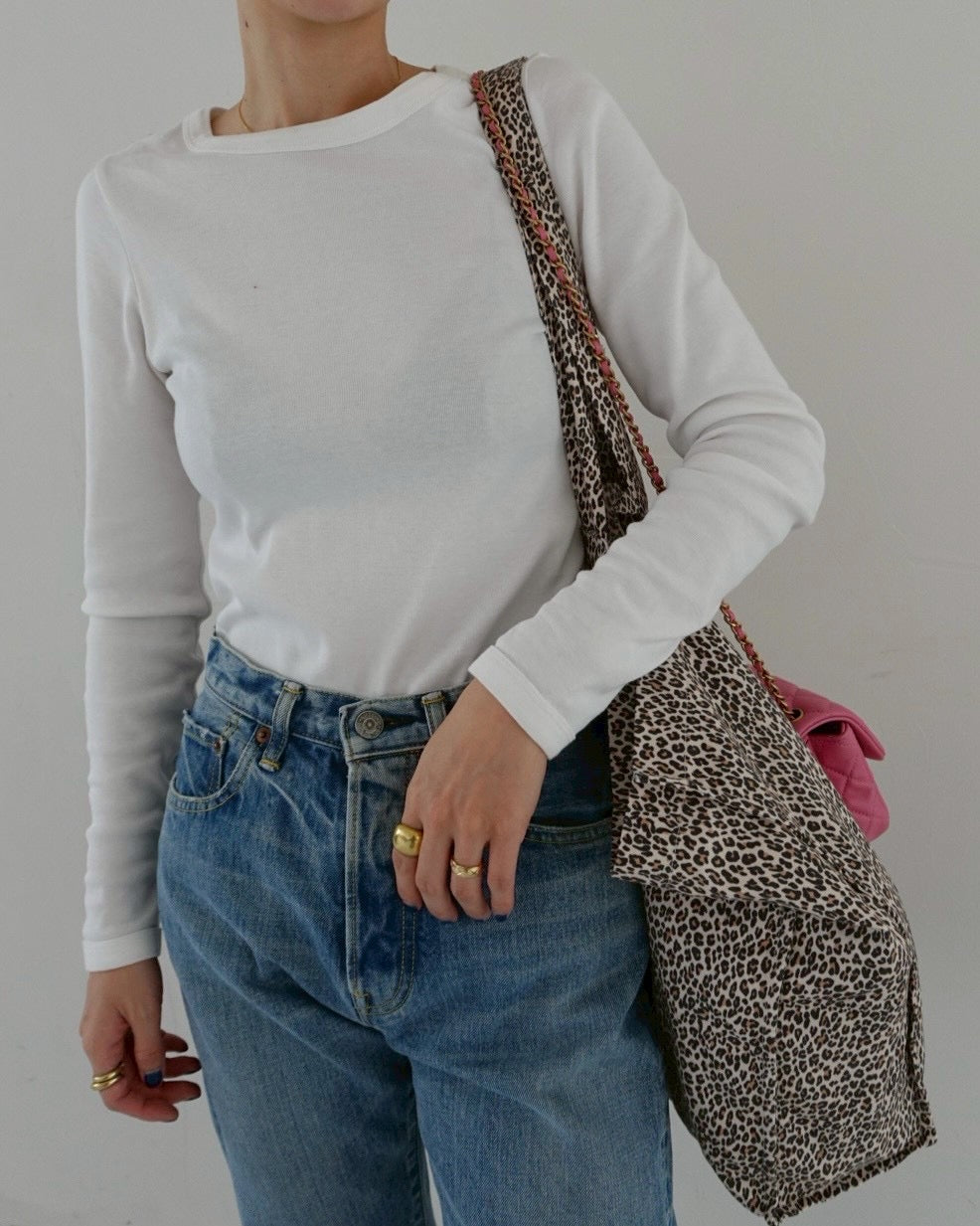 camilapole Little Leopard Tote L Size