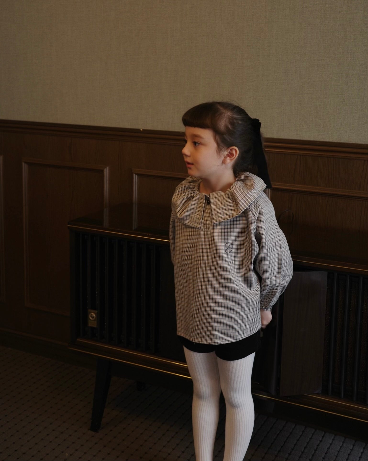 【10/22(wed)12:00　Launch】Sable gentle check blouse