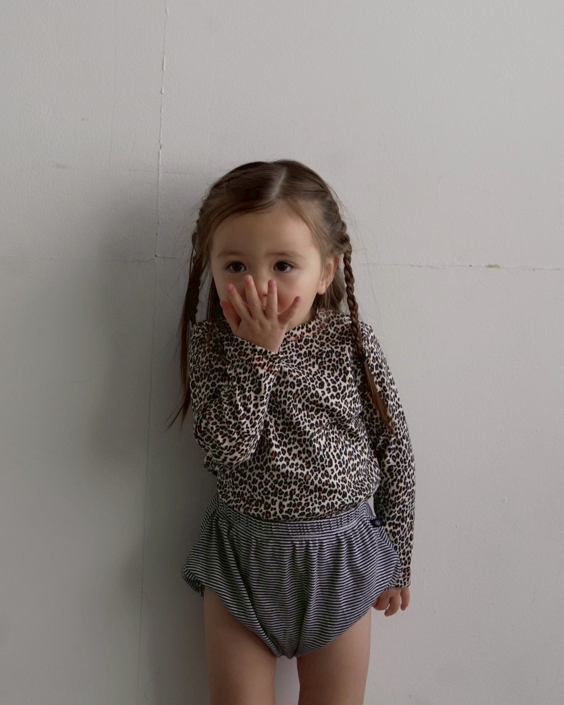 レオパード上下セット camilapole ROMPER & LEGGINGS camilapole Little Leopard Romper