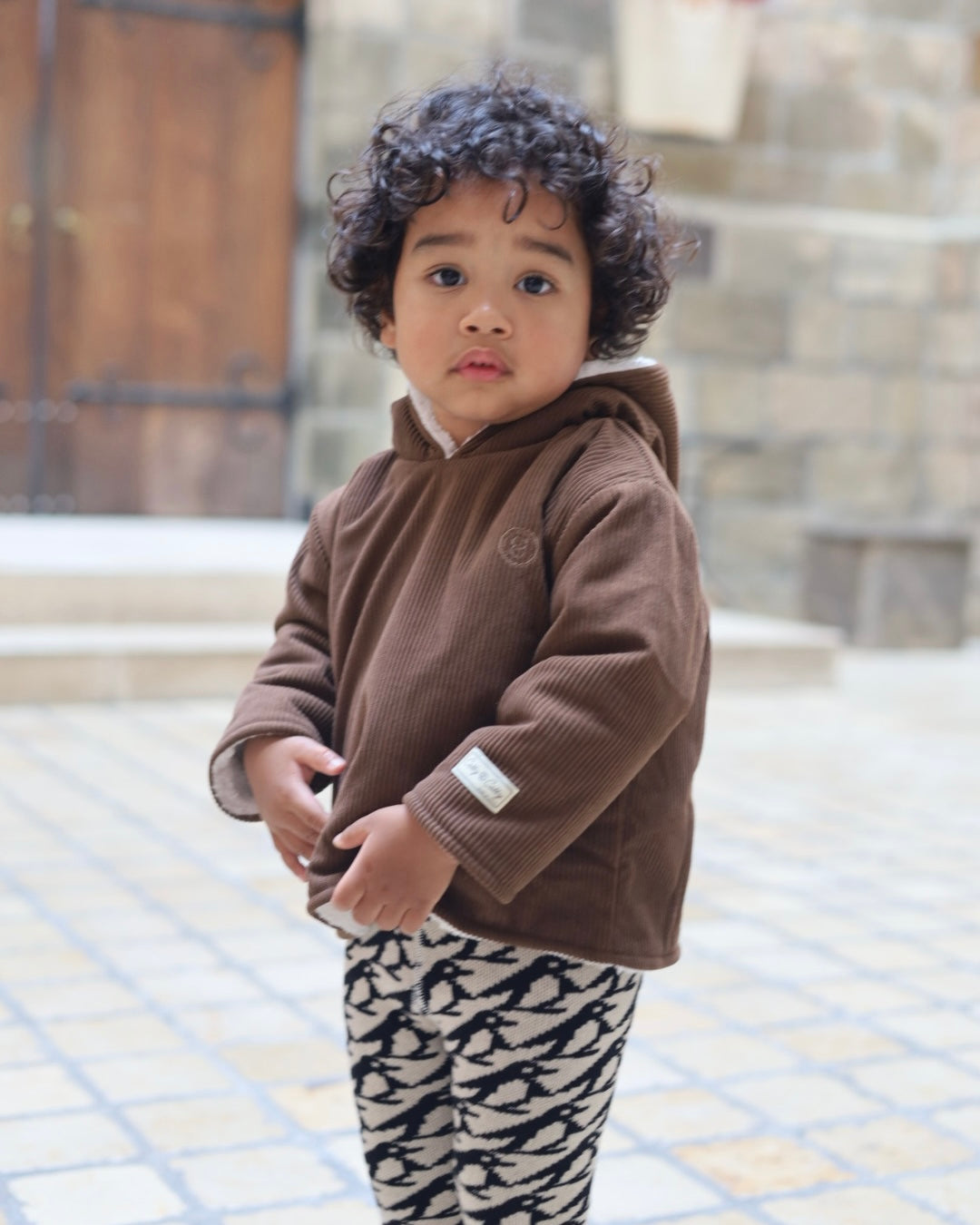 【POPUP先行/10.16 NEW】Catty&Catty CHILD BROWN COAT
