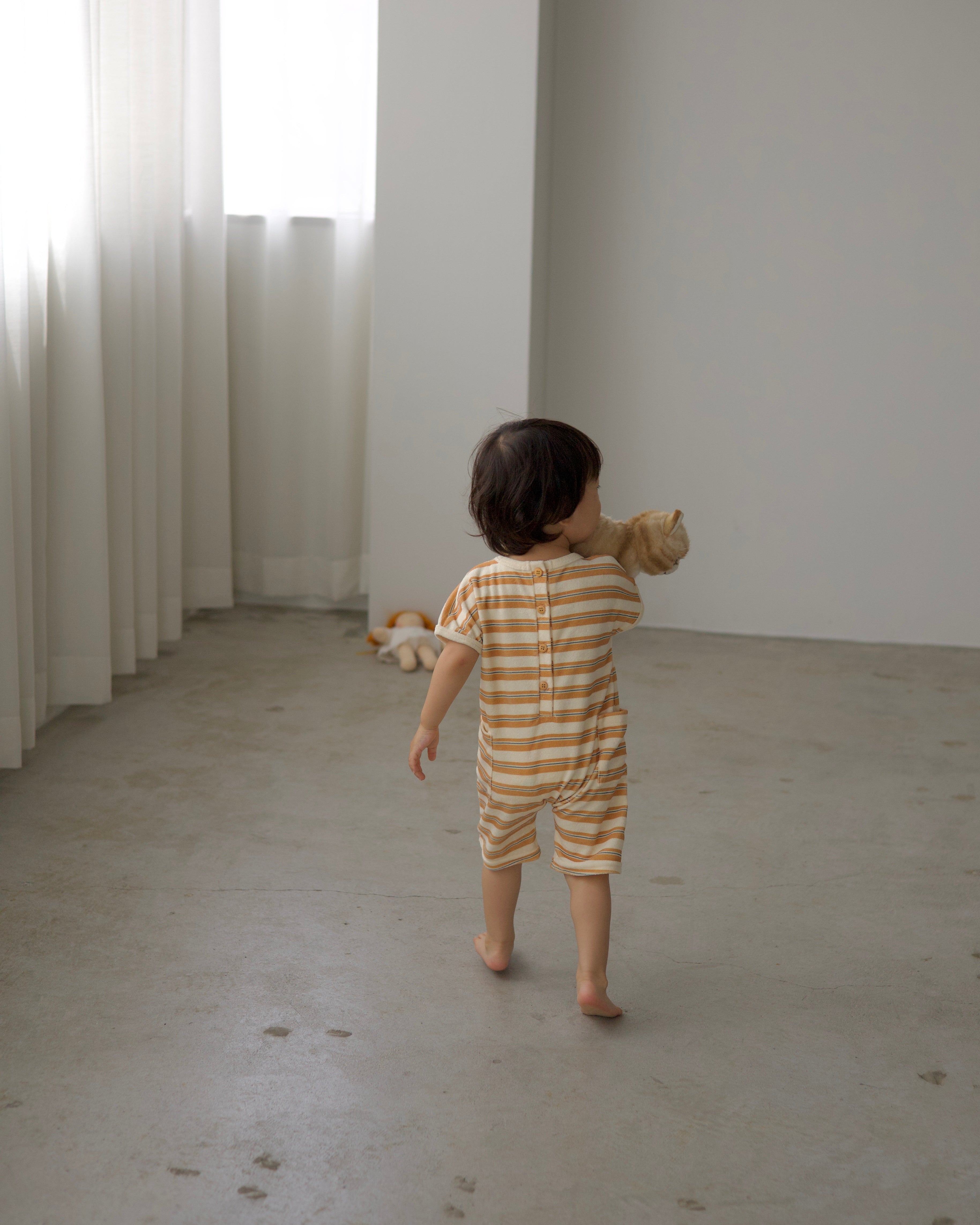 poimeri Lucas pile playsuit