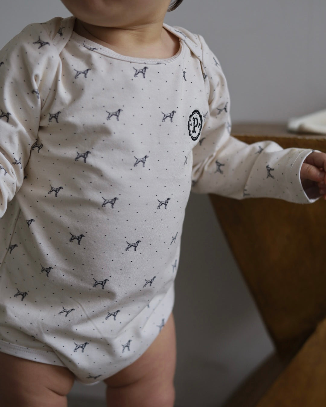 POIMERI Dalmatian dot rompers