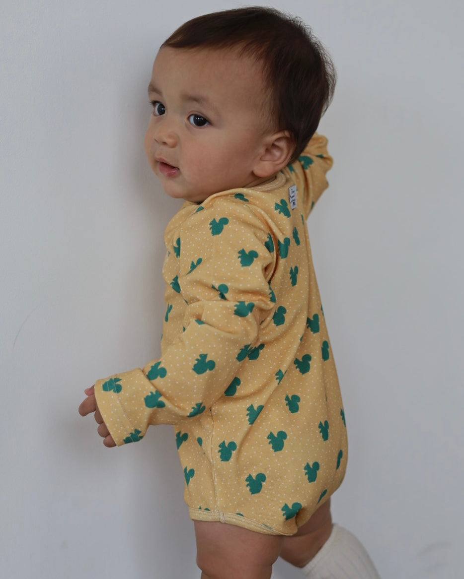 【 8.7 21:00〜LAUNCH  】POIMERI squirrel dot rompers