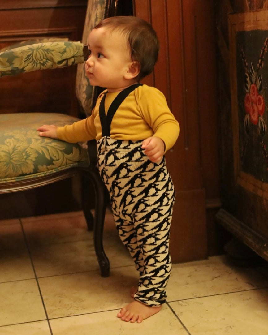 【受注販売商品】POIMERI PENGUIN HOUNDSTOOTH KNIT PANTS