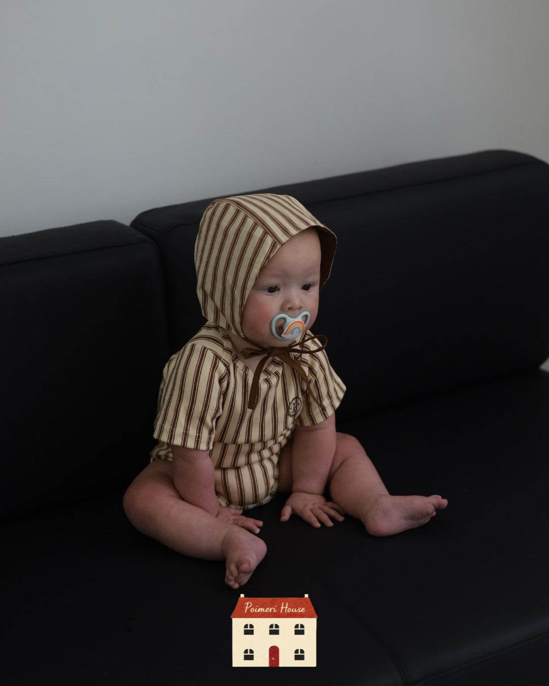 【 6.12 21:00～ Launch 】POIMERI　biscuit stripe rompers