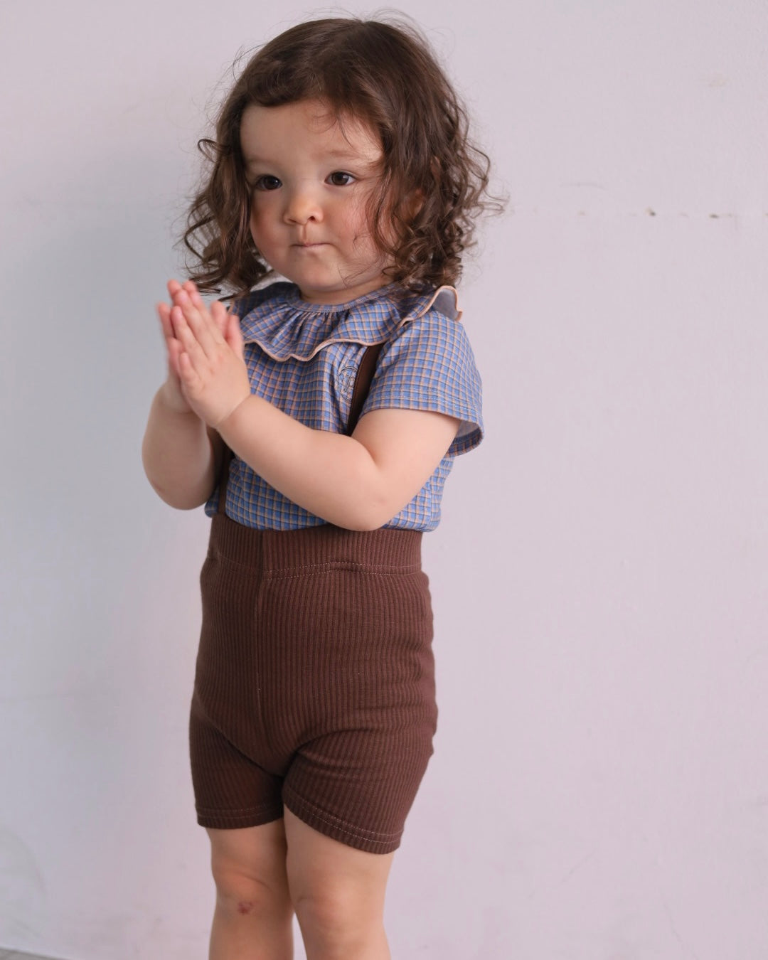 poimeri  blue cocoa frill tops