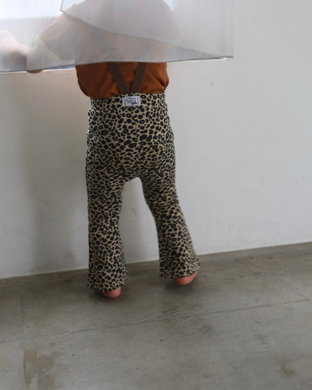 POIMERI  petit leopard flare pants