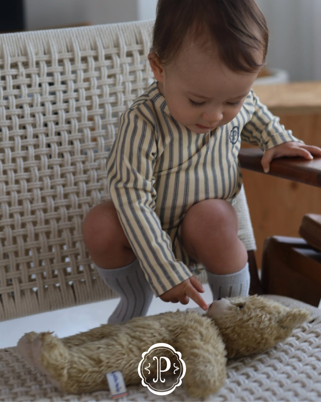 POIMERI oreo stripe rompers