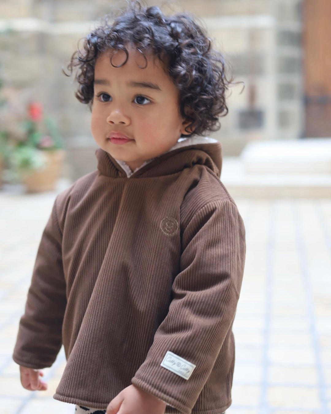 【POPUP先行/10.16 NEW】Catty&Catty CHILD BROWN COAT