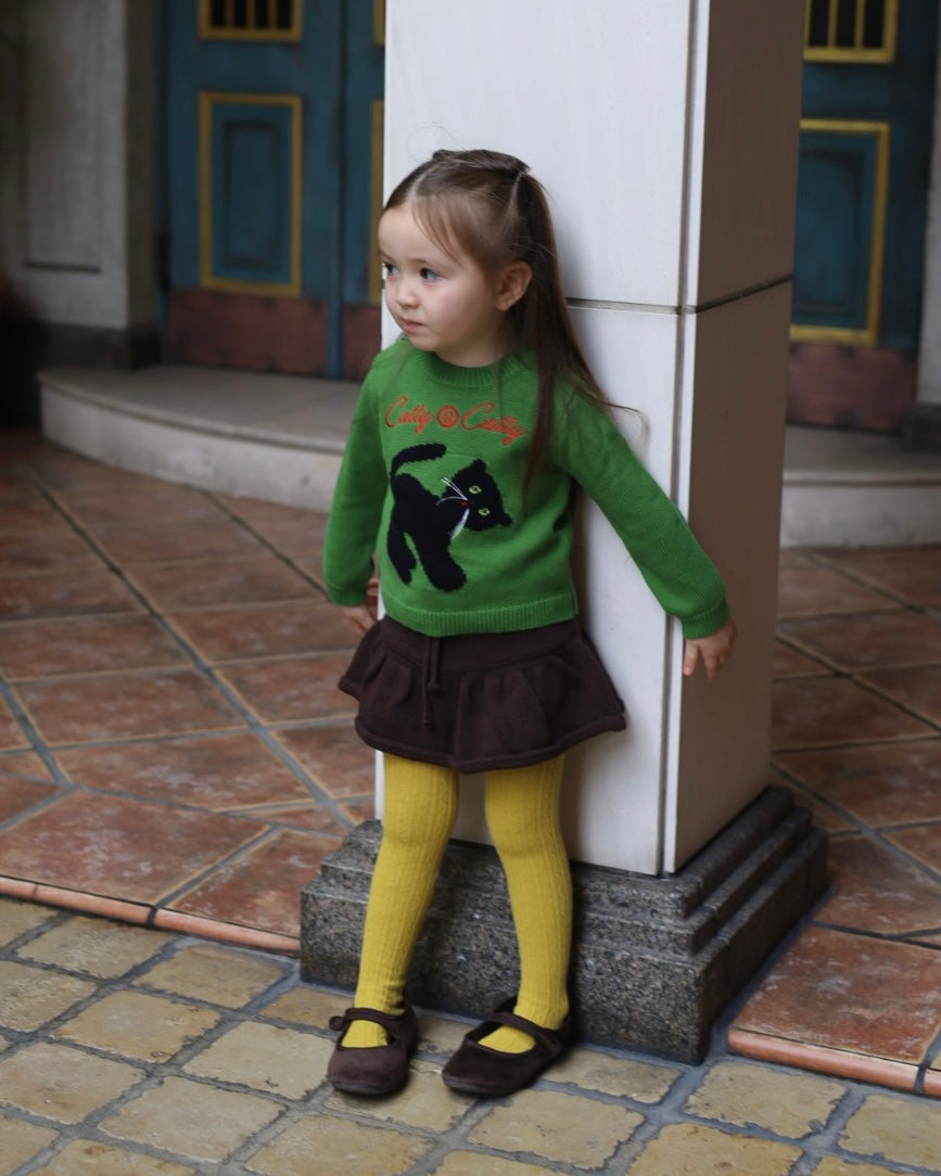 【POPUP先行/10.16 NEW】Catty&Catty FLARED KNIT SKIRT