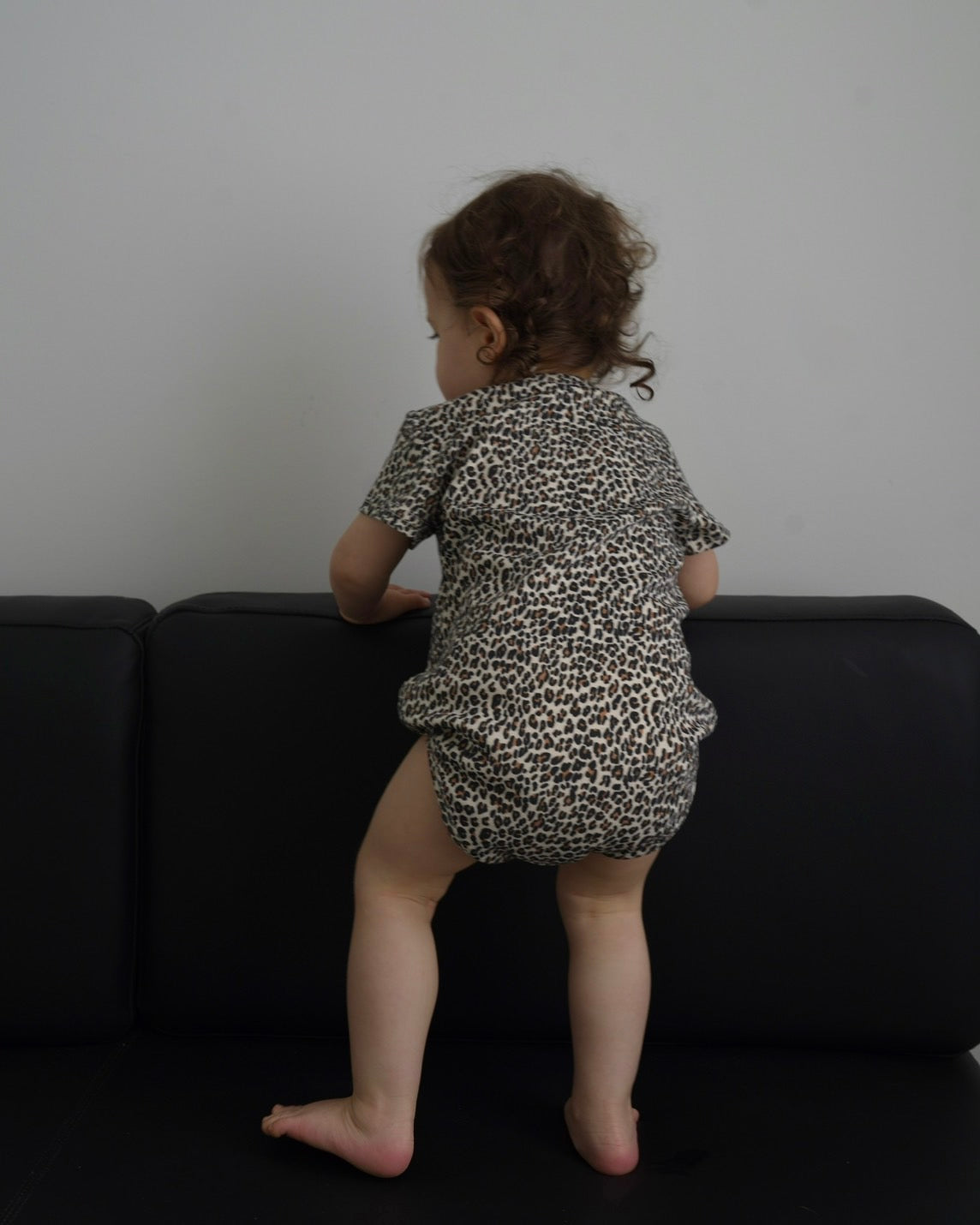 camilapole  Little Leopard Short Romper