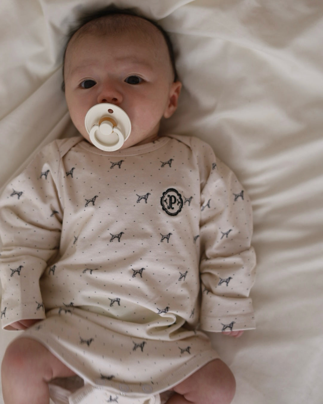 POIMERI Dalmatian dot rompers