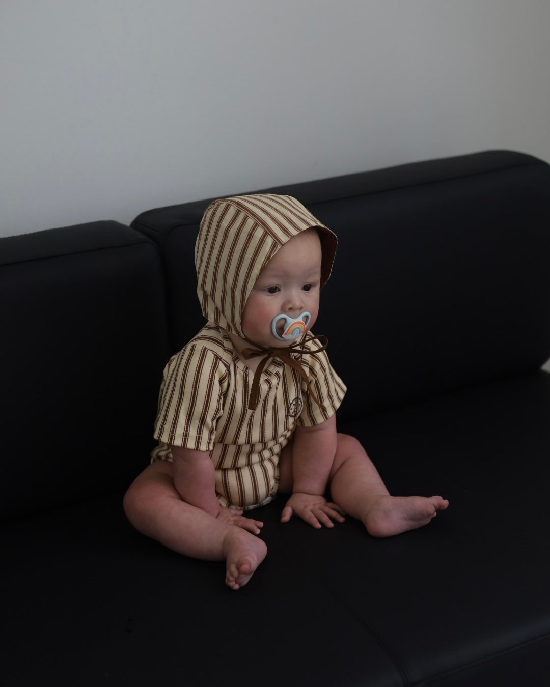 【 6.12 21:00～ Launch 】POIMERI　biscuit stripe bonnet