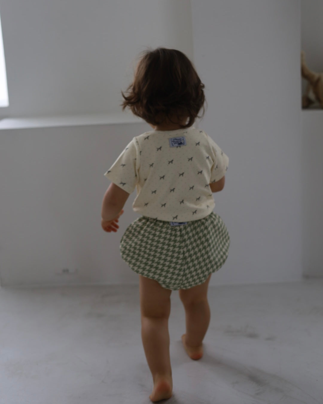 【 6.12 21:00～ Launch 】POIMERI　green houndstooth bloomers