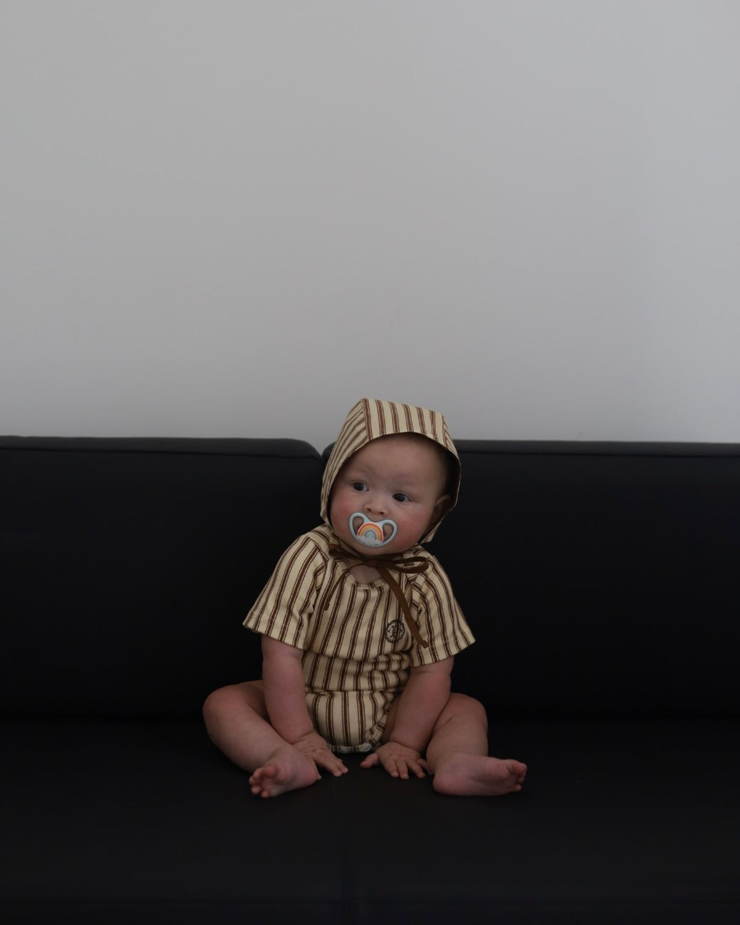 【 6.12 21:00～ Launch 】POIMERI　biscuit stripe rompers