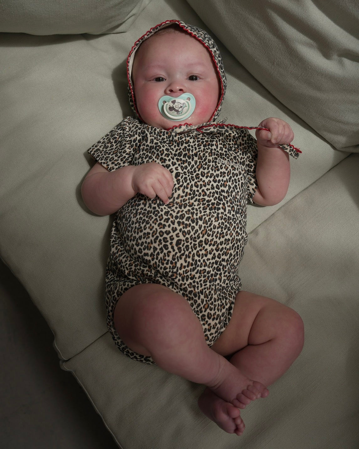 camilapole  Little Leopard Short Romper