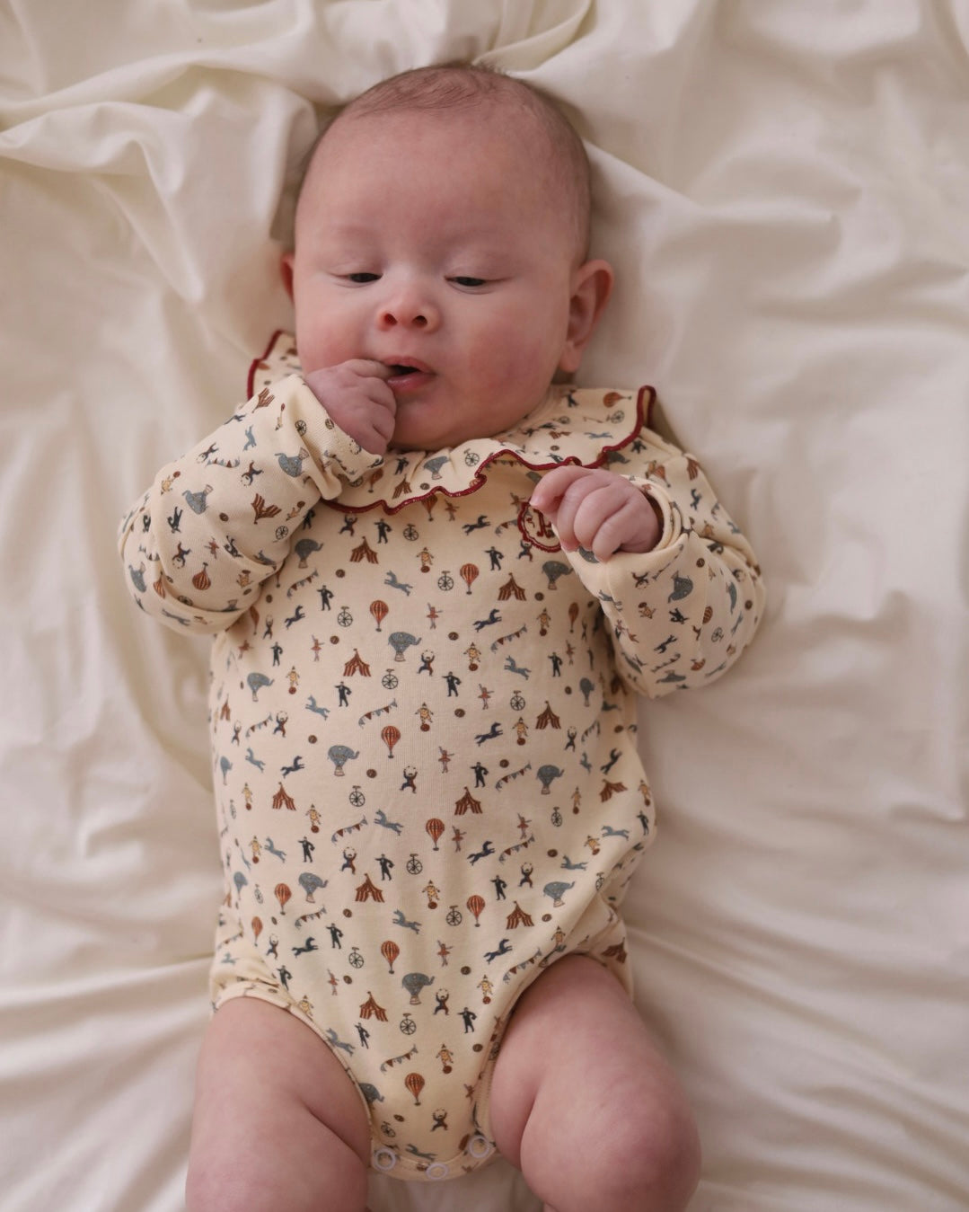POIMERI circus frill rompers