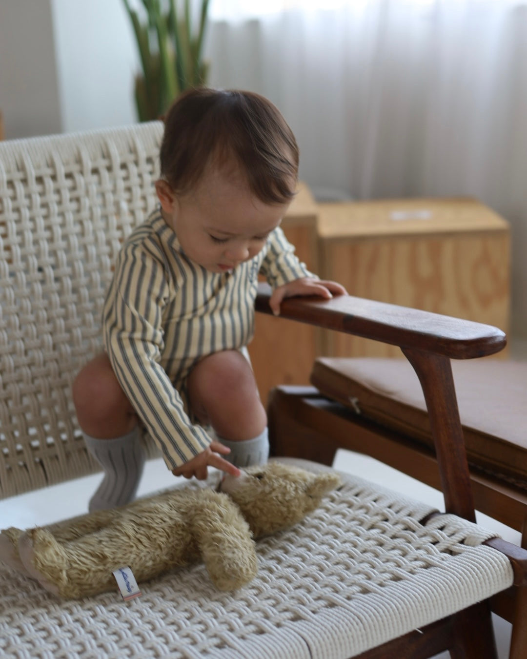 POIMERI oreo stripe rompers