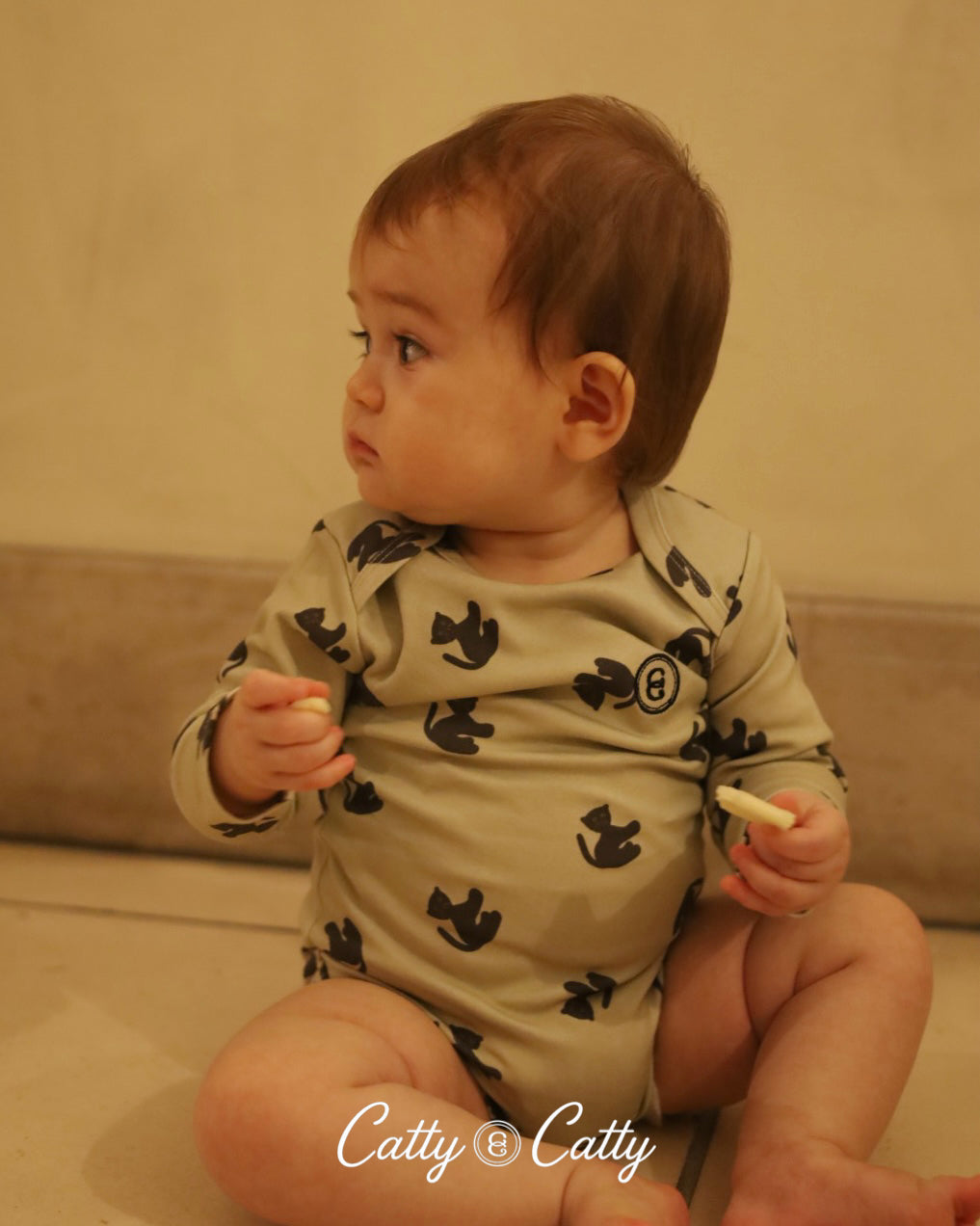 【POPUP先行/10.16 NEW】Catty&Catty LITTLE CAT CLUB ROMPERS