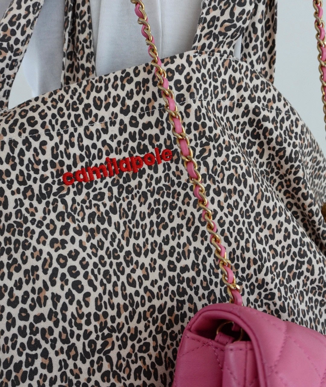 camilapole Little Leopard Tote L Size