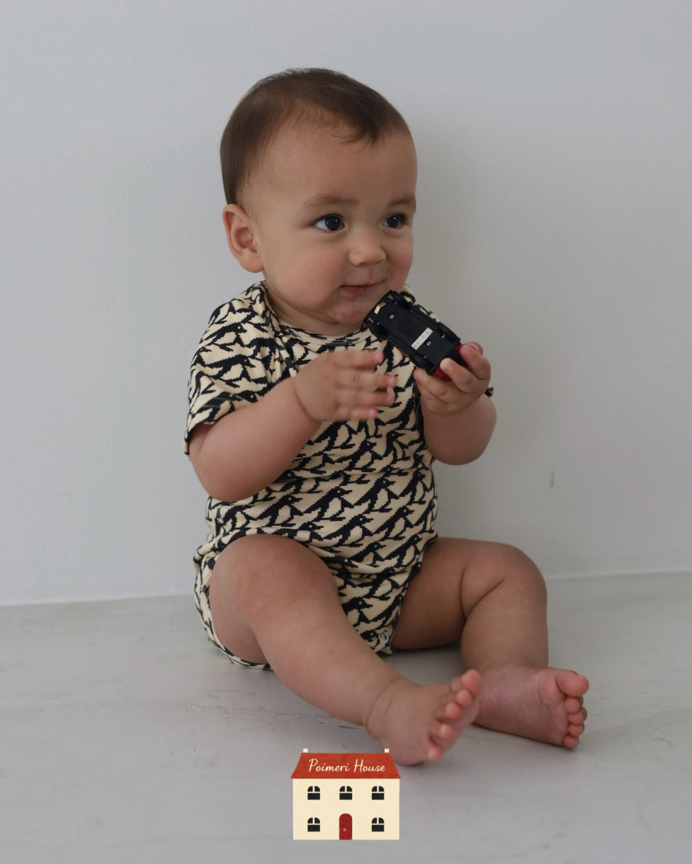 【 6.12 21:00～ Launch 】POIMERI　penguin houndstooth rompers