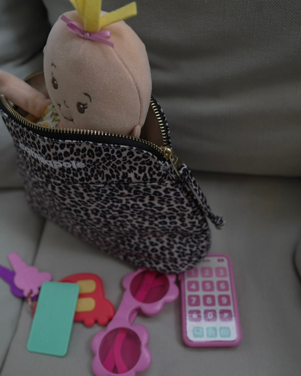 camilapole  Little Leopard Pouch