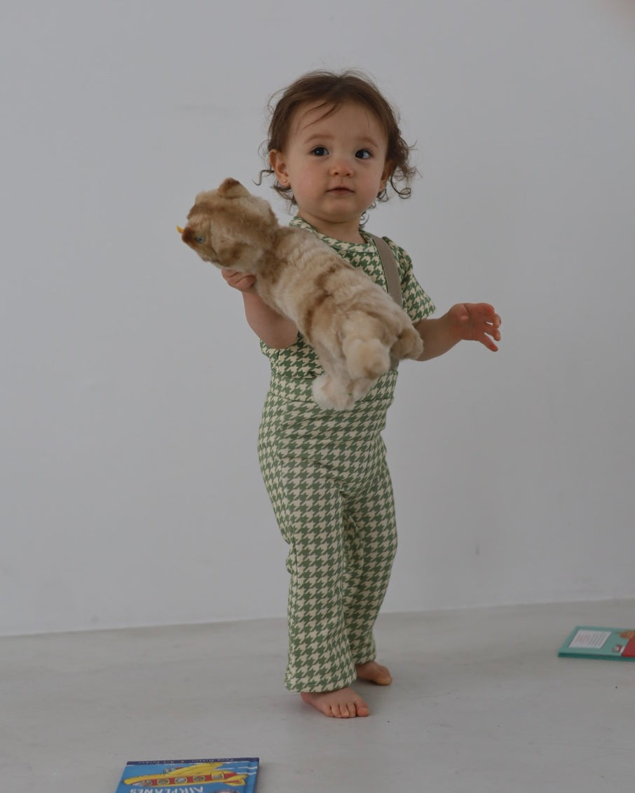 【 6.12 21:00～ Launch 】POIMERI　green houndstooth flare pants