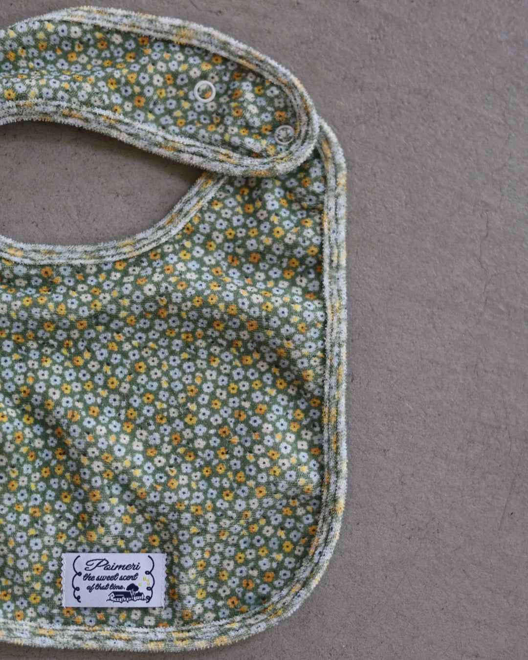 【 8.7 21:00〜LAUNCH  】POIMERI tiny floral bib