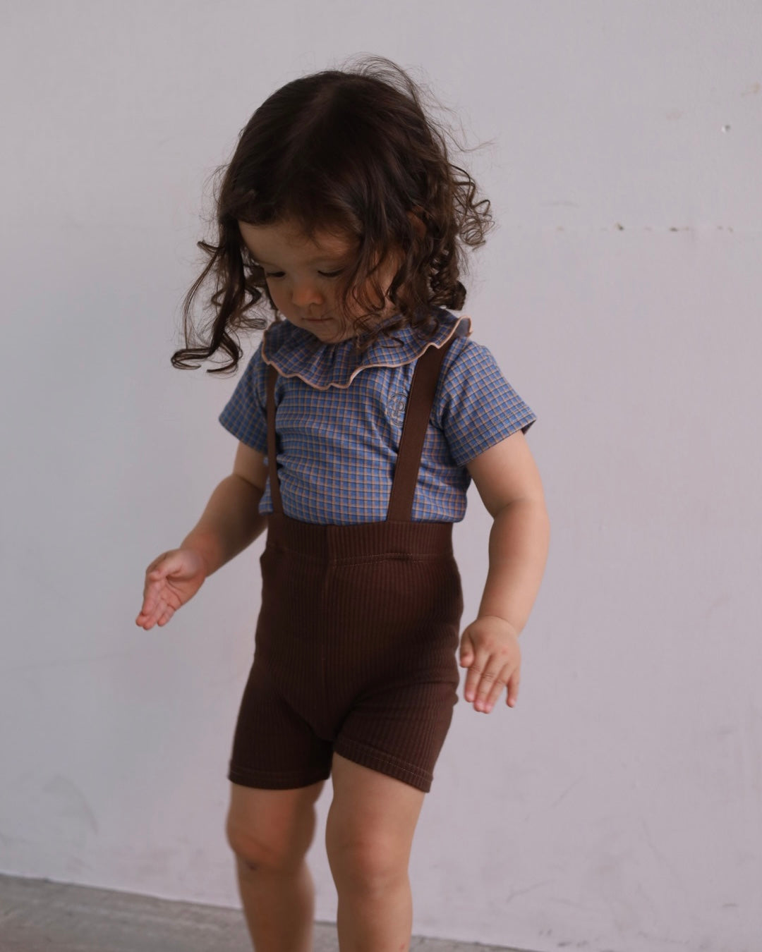 poimeri  blue cocoa frill tops