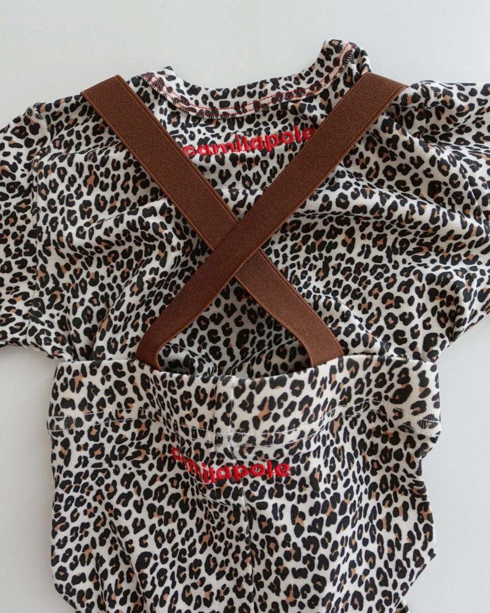 camilapole Little Leopard Romper