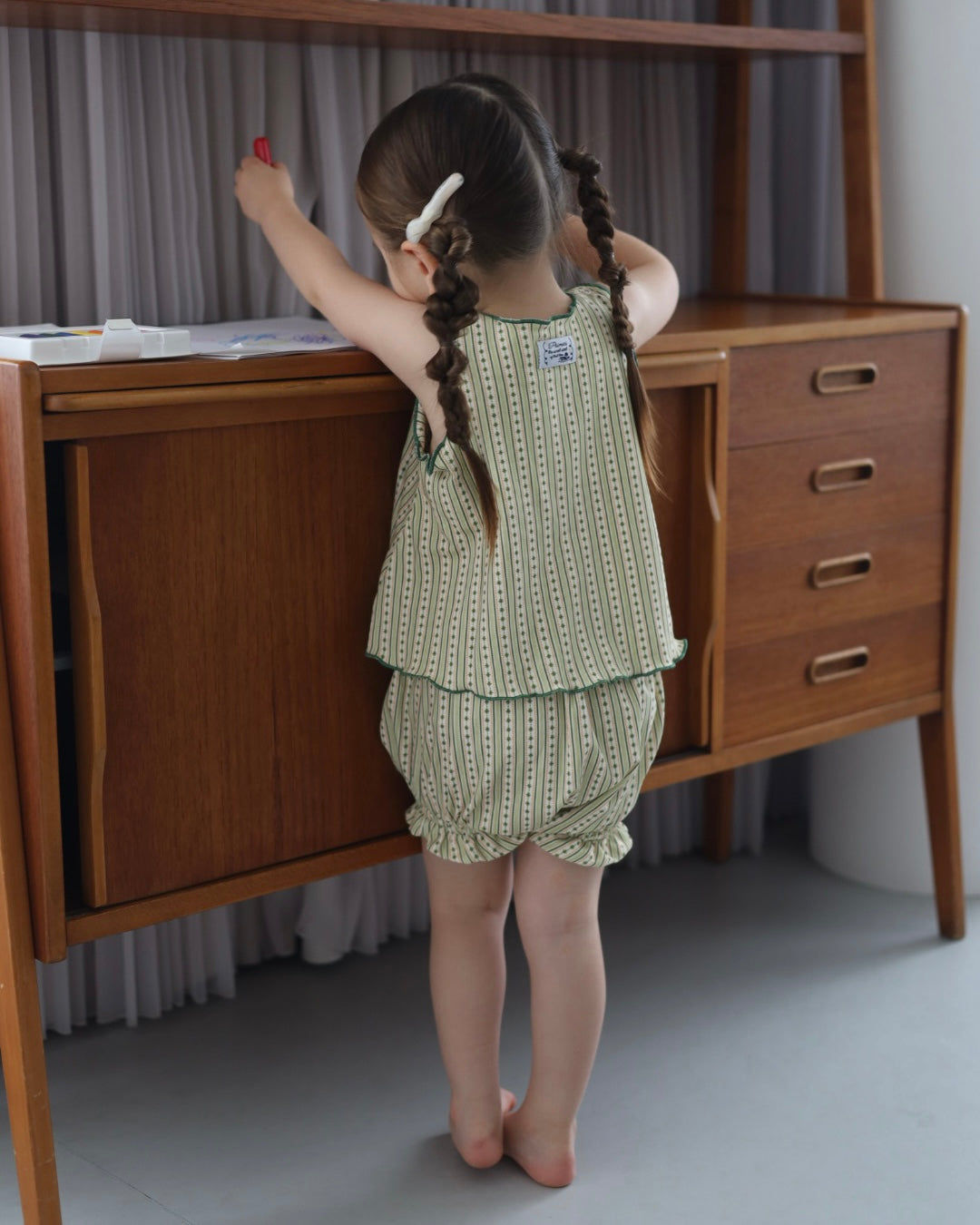 【 7.10 21:00〜Launch 】POIMERI twinkle stripe pumpkin pants