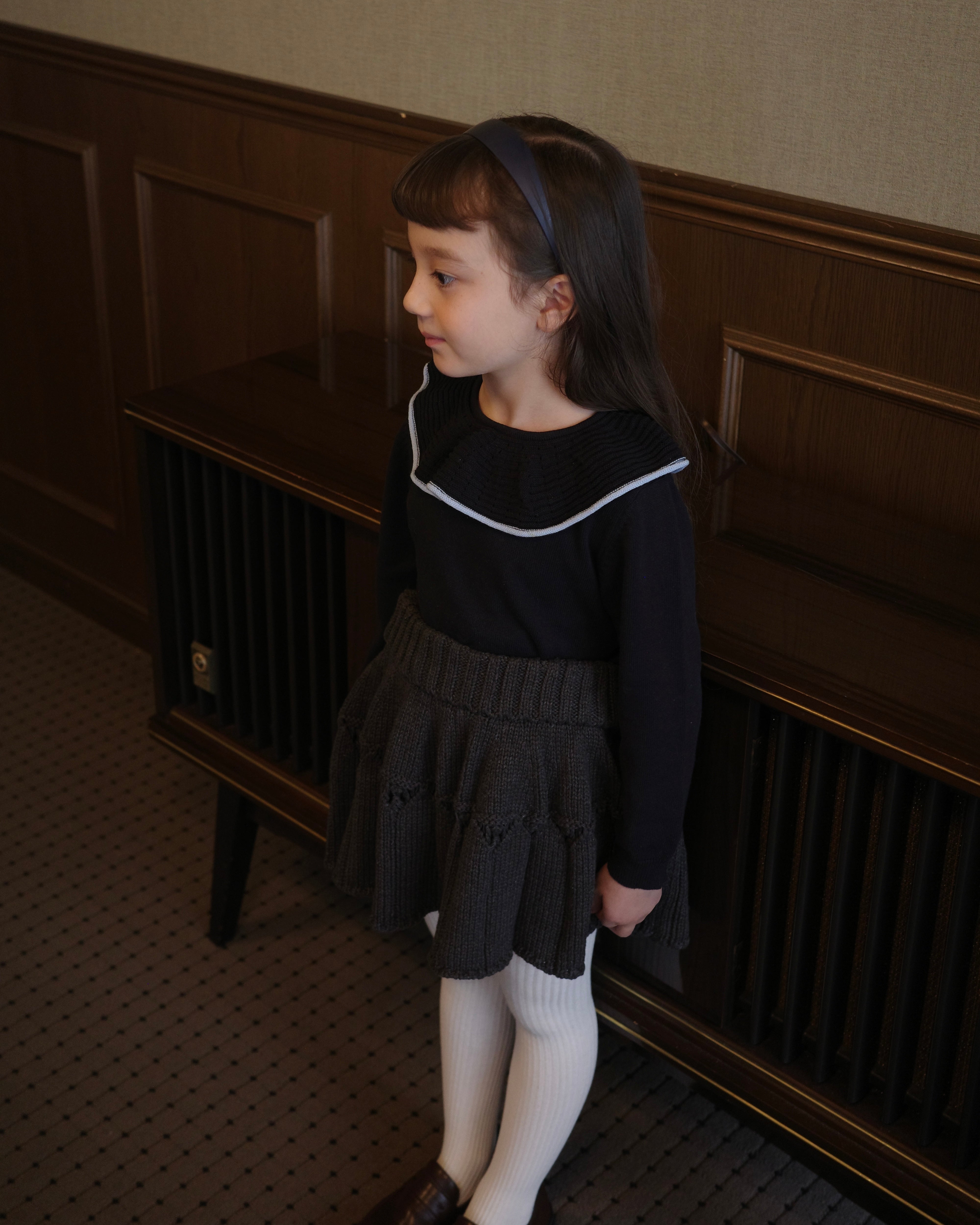 【10/22(wed)12:00　Launch】Sable contrast collar knit