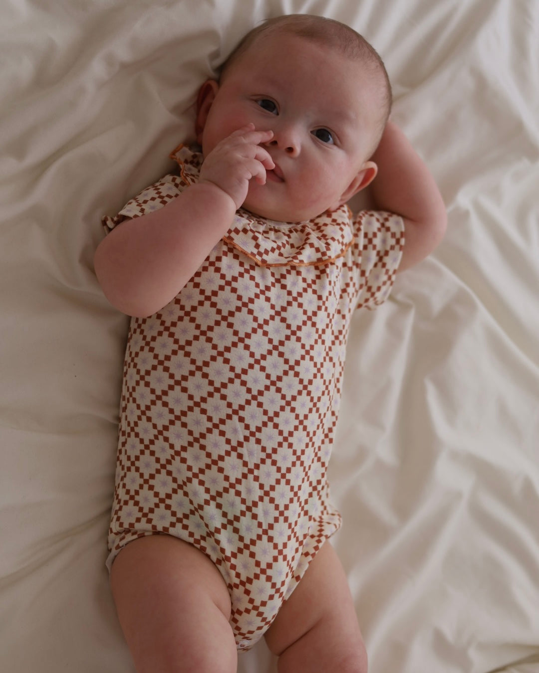 poimeri  fig camel frill rompers