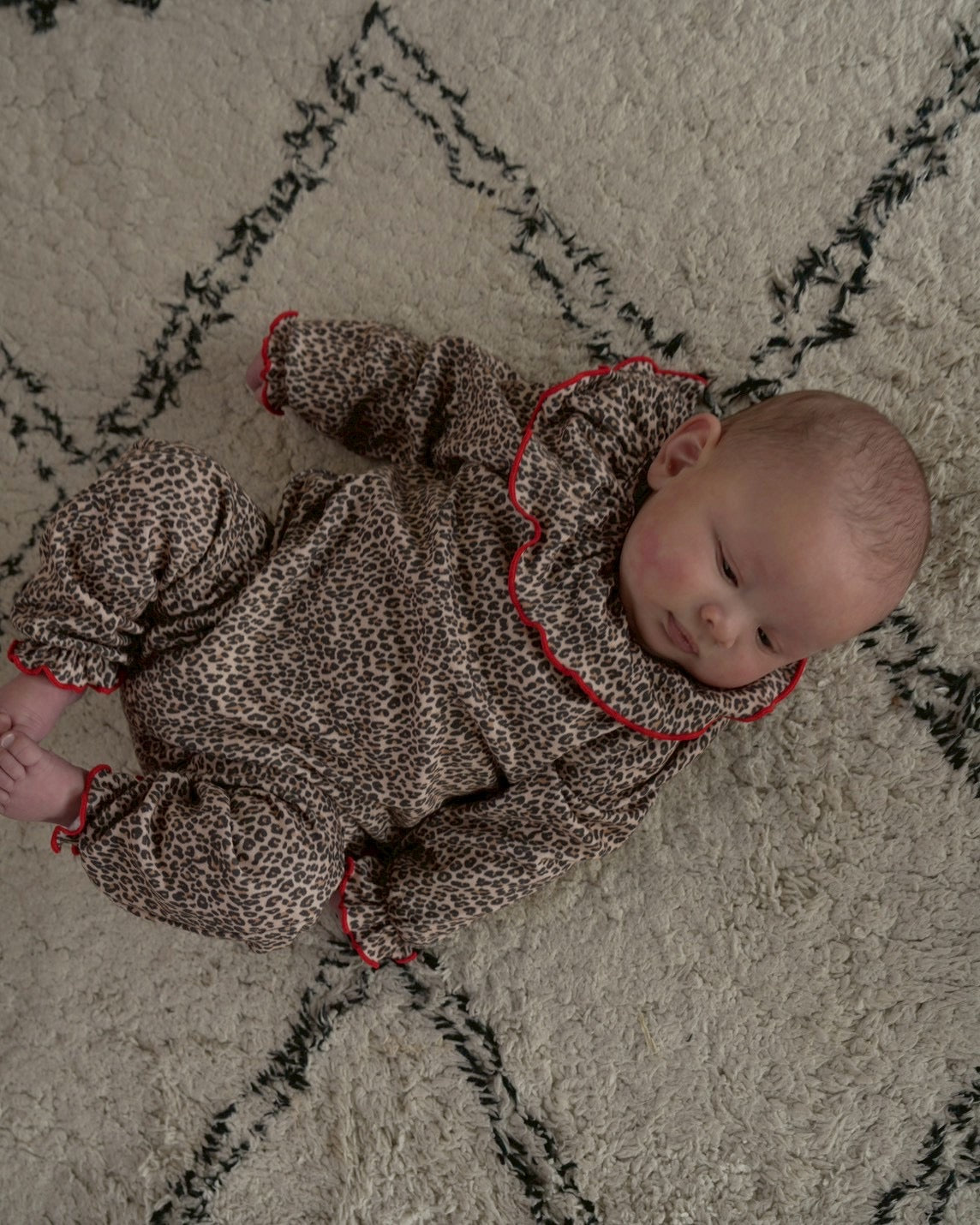 camilapole Little Leopard Frill Romper