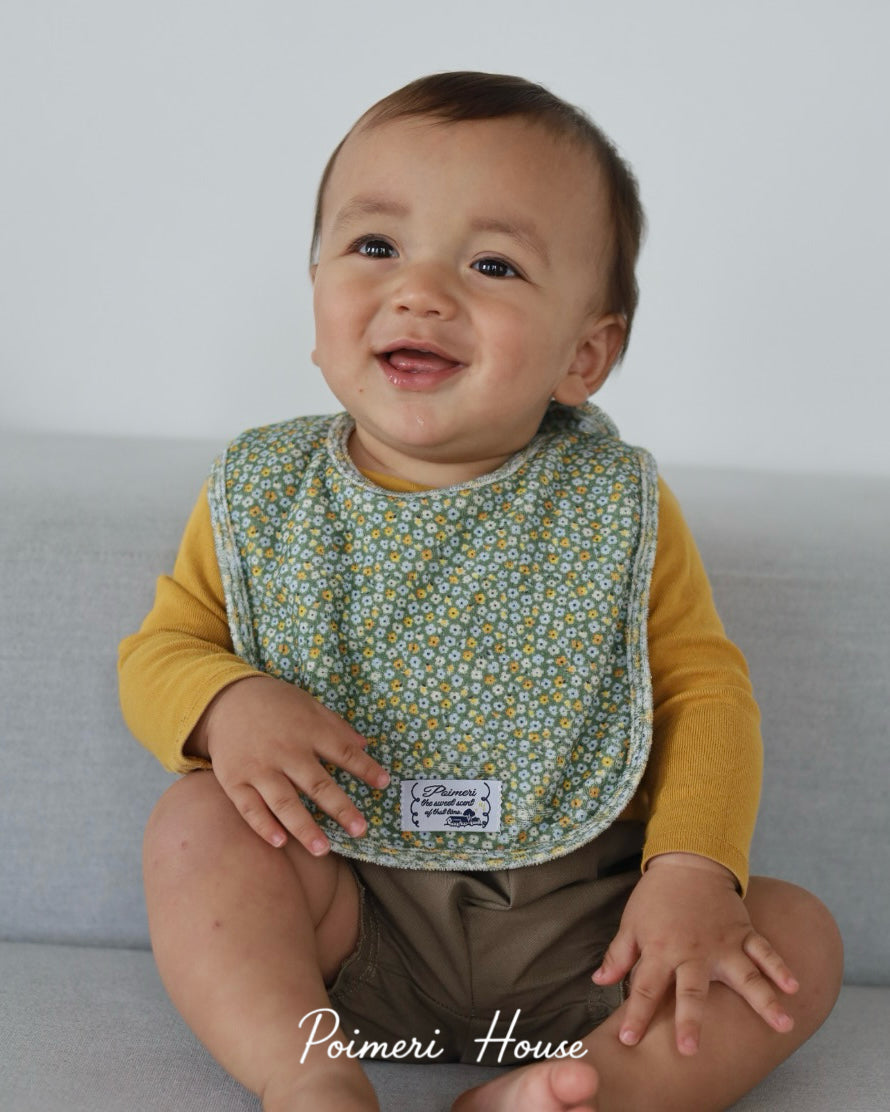 【 8.7 21:00〜LAUNCH  】POIMERI tiny floral bib