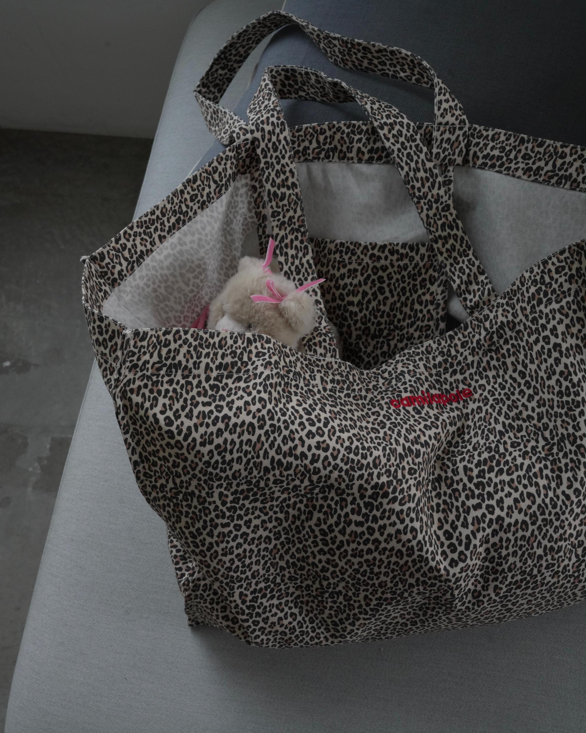 【 8.14 21:00〜Launch 】CAMILAPOLE Little Leopard Tote (NEW SIZE)