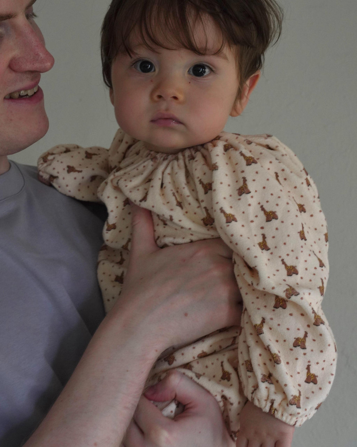 【 9.11 21:00 Launch 】CAMILAPOLE Caramel Giraffe Smock Romper
